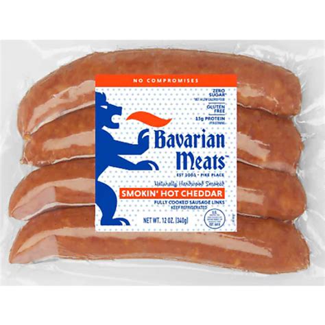 Bavarian Meats Hot Smoked Cheddar Sausage | Bavarian Meats | Town & Country Markets