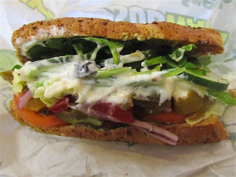 What are you hungry for? in Pittsburgh.: Subway veggie-delight