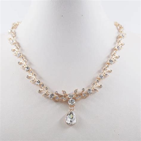 High Quality Fake Diamond Choker Necklace - Buy Diamond Choker Necklace ...