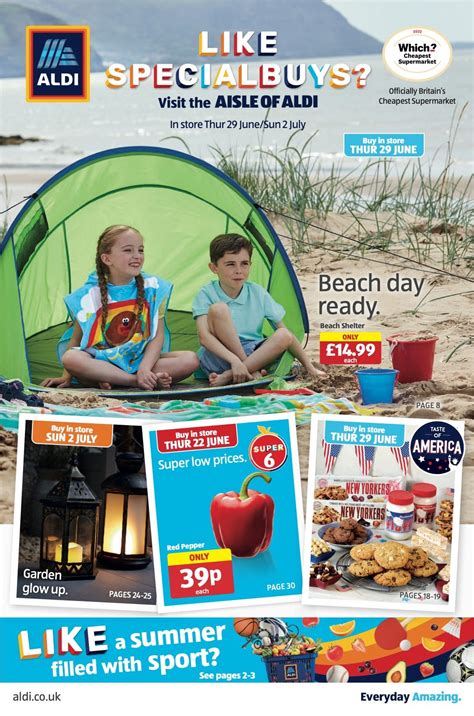 ALDI Leaflet 29 June - 2 July 2023 | ALDI Specials This Week | UK