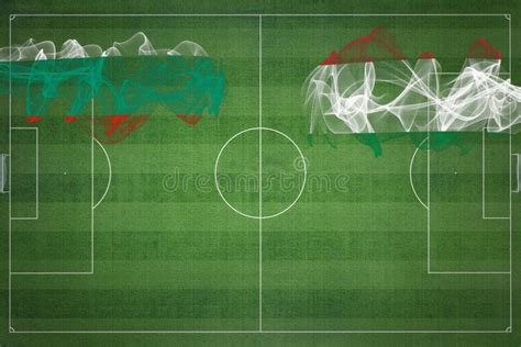 Bulgaria Vs Hungary Soccer Match, National Colors, National Flags ...