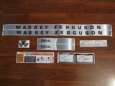 Tractor Delux Decal set stickers to fit Massey Ferguson 135 | eBay