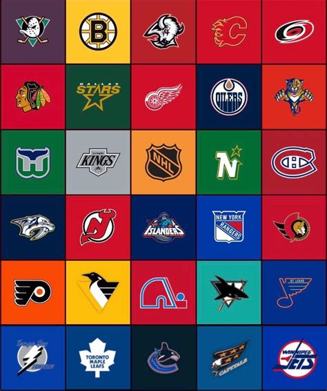 Old Nhl Logos