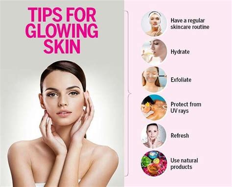 It will be a desire for life for a woman to have tips for glowing skin ...