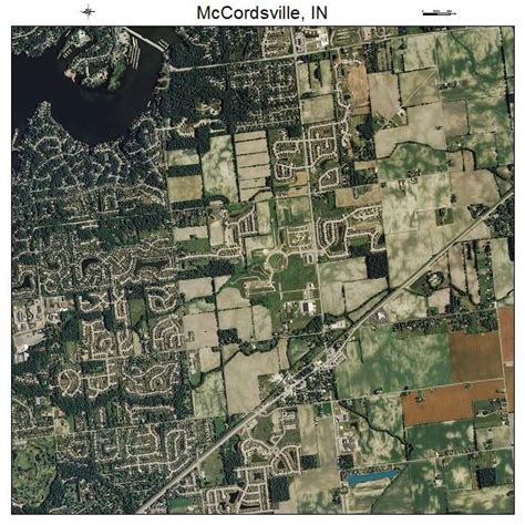 Aerial Photography Map of McCordsville, IN Indiana