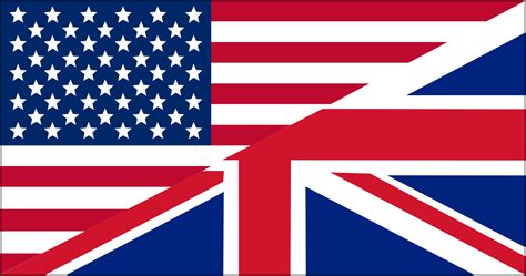 Clipart - US/UK flag