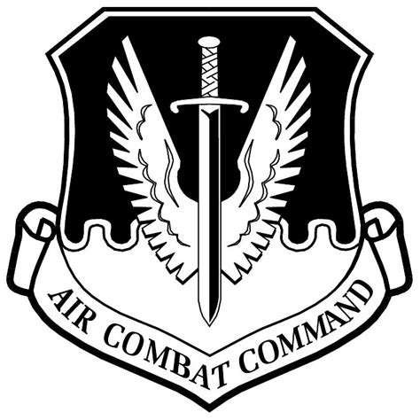 Military emblem of Air Combat Command Royalty-free Stock Vector Images ...