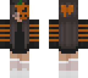 Halloween girl skin | Minecraft Skin