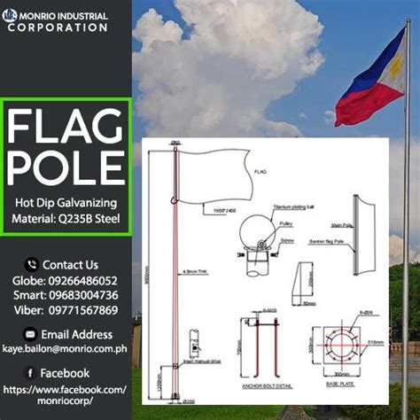 FLAG POLE, Commercial & Industrial, Construction & Building Materials ...