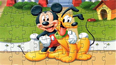 MICKEY MOUSE Puzzle Games For Kids Disney Puzzle Games for Kids Amazing KIDS GAME CLUB - YouTube