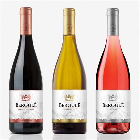 Wine Label Redesign - Reinvigorate Bulgarian Brand BERGULÉ | Product label contest