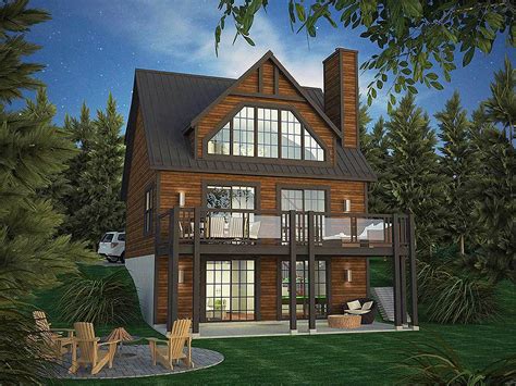 Vacation Home Plan with Incredible Rear-Facing Views - 90297PD ...