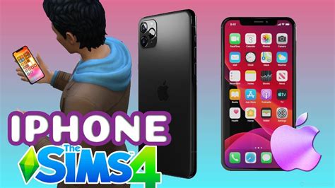 IPHONE 11 Mod ** CC W/ LINKS ** || The Sims 4 - YouTube