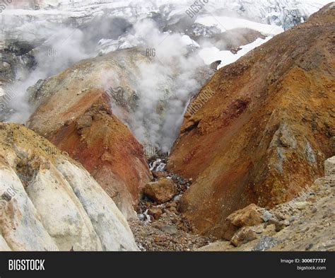 Steam Geysers. Frozen Image & Photo (Free Trial) | Bigstock