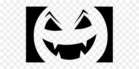 Carved, Halloween, Pumpkin, Scary - Scary Face Stencil For Pumpkin Carving - Free Transparent ...