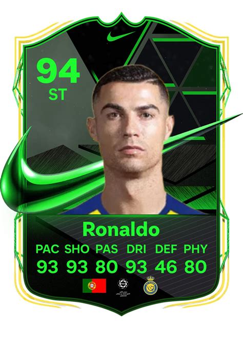 Made a fc24 card for Ronaldo. If you want to make your own cards check ...