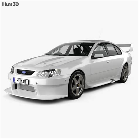 Ford Falcon V8 Supercars 2018 3D model - Vehicles on Hum3D