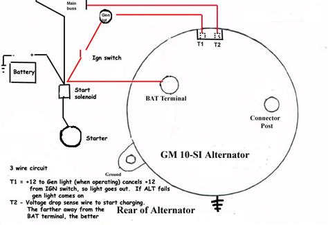 Alternator Wiring Diagram 3 Wire