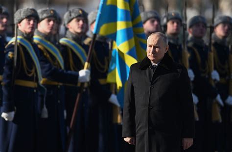 Putin Hails 'Heroic' Army and Pledges to Strengthen Russia's Defense ...