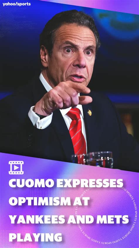 New York governor Andrew Cuomo expresses optimism on baseball returning ...