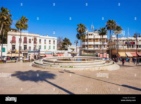 TANGIER, MOROCCO - MARCH 02, 2016: Grand Socco (meaning Big Square, officially known as Place du ...