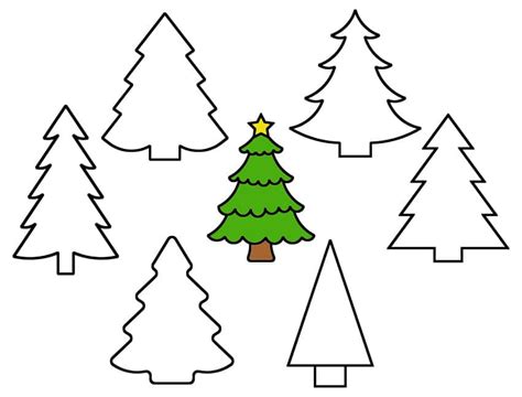 Christmas Tree To Decorate Printable | Billingsblessingbags.org