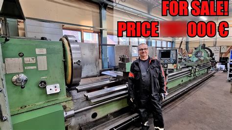 Our HUGE Russian CNC Lathe | 8 Meters / 26 Feet! - Tazacnc