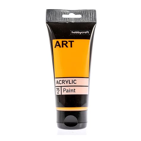 Light Orange Art Acrylic Paint 75ml | Hobbycraft