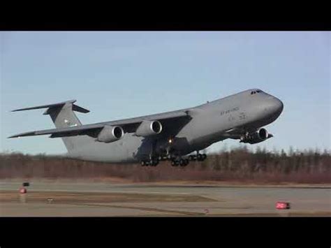 Lockheed C-5M Super Galaxy - Takeoff - YouTube