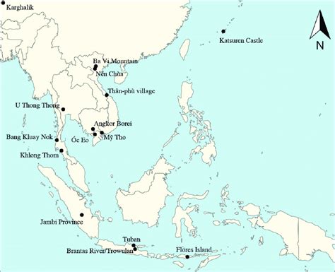 Map of Roman and Roman-related coins mentioned in the text. | Download ...