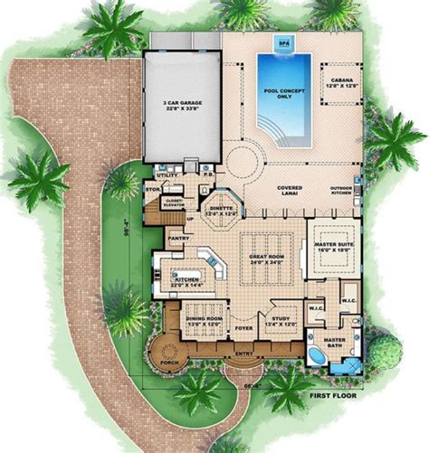 Annabelle Bay - Coastal House Plans from Coastal Home Plans