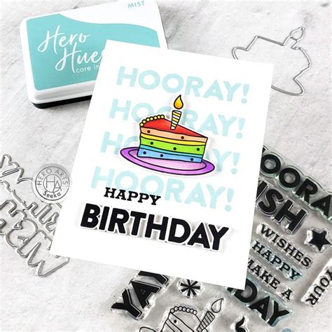 A Colorful Birthday in 2023 | Hero arts cards, Hello cards, Hero arts