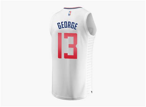 Paul George Clippers Jersey, HD Png Download , Transparent Png Image ...