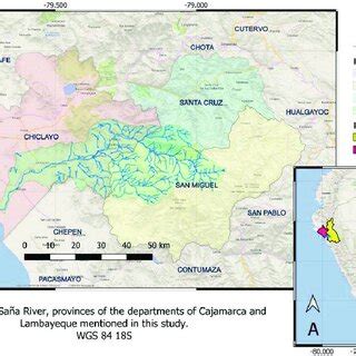 Study area A map of Peru and the localization of the departments ...