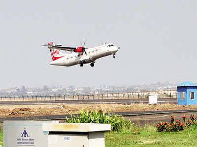 Flight operations resume at Kolhapur airport | Kolhapur News - Times of India