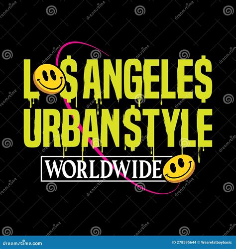 Colorful Los Angeles Vector City Map. | CartoonDealer.com #188143580