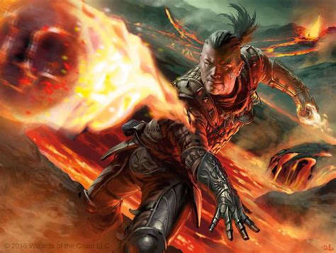 Eternal Masters: Firebolt | Fantasy wizard, Firebolt, Mtg art