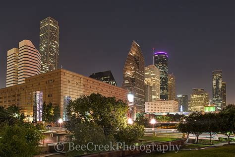 Houston Theater District Night | Bee Creek Photography - Landscape ...