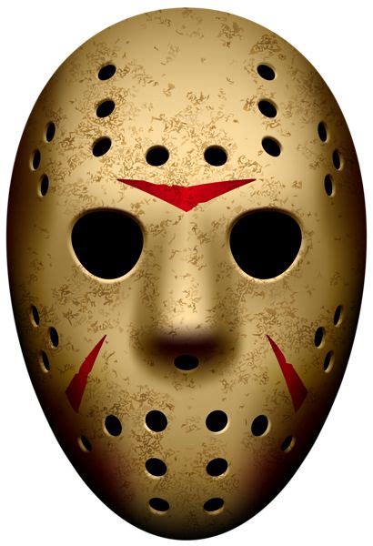 Jason Mask Friday the 13th PNG Clip Art Image | Jason mask, Jason halloween mask, Jason voorhees