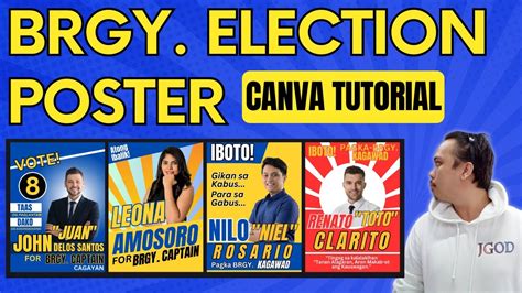 BRGY. ELECTION POSTER DESIGN GAMIT ANG FREE CANVA ACCOUNT | CANVA ...