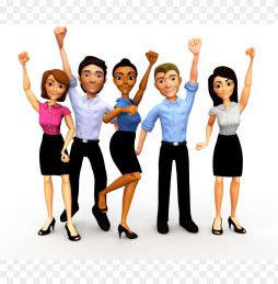 cool happy worker clipart, employees png - Free Employees Clip art