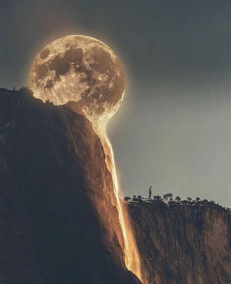 Flowing moon - Funny | Moon photography, Moon, Nature