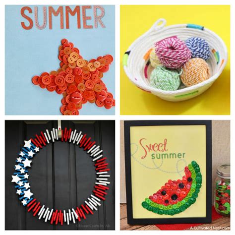 20 Fun Summer Crafts for Teens and Adults- A Cultivated Nest