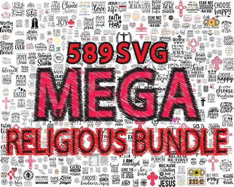 589 Christian SVG Bundle, Religious SVG Bundle, Cross SVG, Bible Verse ...