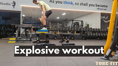 EXPLOSIVE WORKOUT // EMPTY GYM - YouTube