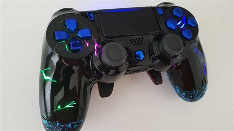 Playstation 4 / PS4 Custom Lightning Led Modded Controller By TRU Modz - Scuf - - YouTube