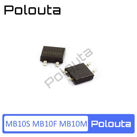 MB10S MB10F MB10M Rectifier bridge Single-phase bridge 1000V 0 5A In-line patch Polouta