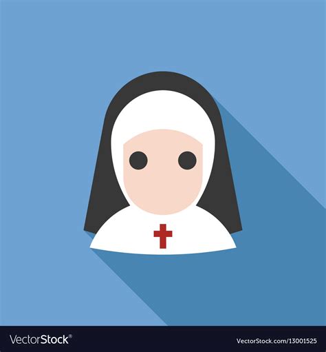 Nun icon Royalty Free Vector Image - VectorStock