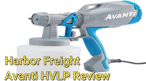 Harbor Freight's - Avanti Handheld HVLP Paint & Stain Sprayer Reviewed - YouTube