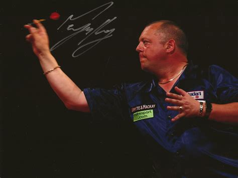 Signed Mervyn King Darts Photo - Its Signed Memorabilia